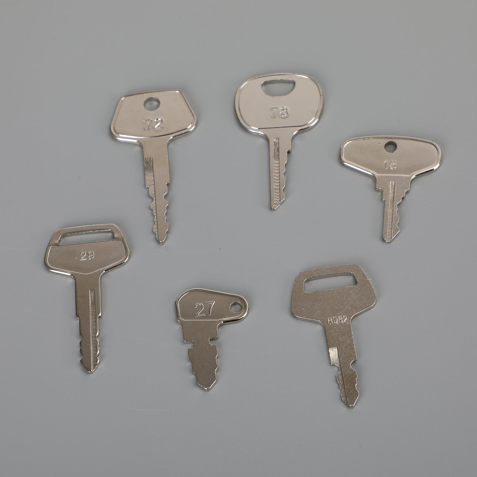 Jeu de clés de contact pour matériel de construction lourd, 35 pièces, pour caisse de chat JD Komatsu