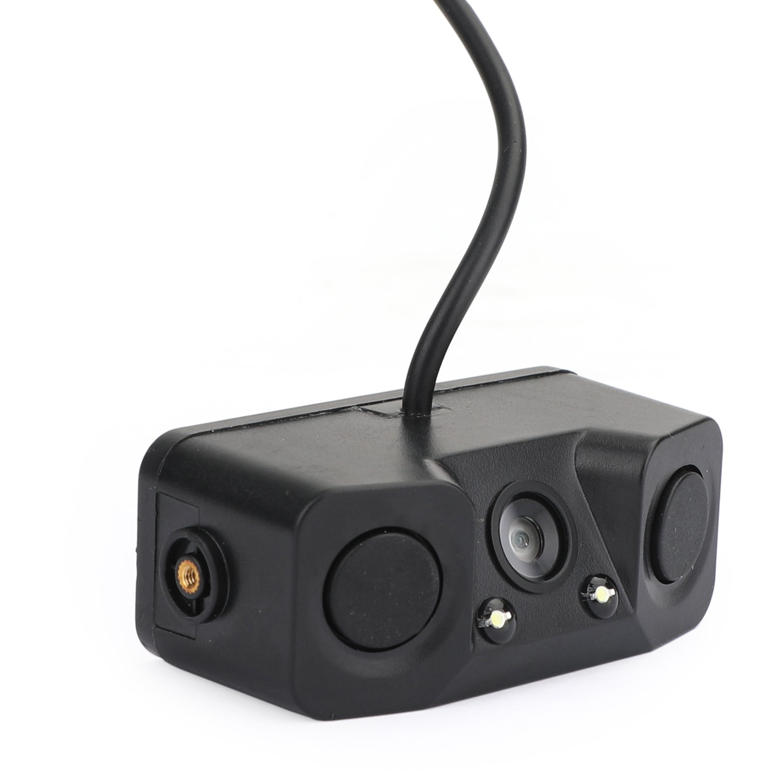 Sensor de estacionamiento de radar de respaldo de cámara de visión trasera de marcha atrás de coche 3 en 1 de 170 ° en una cámara