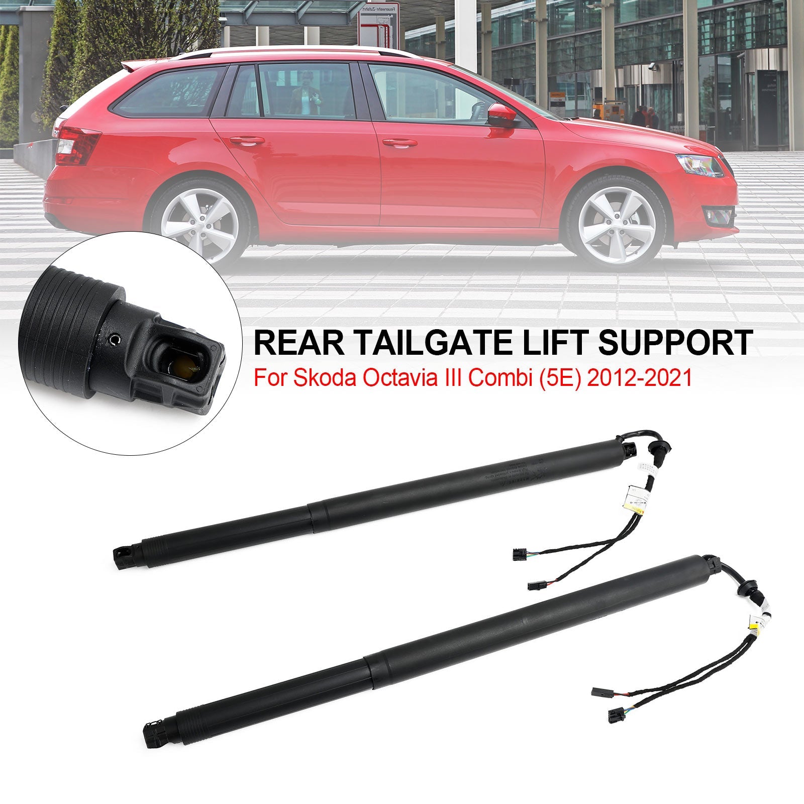 2012-2021 Škoda Octavia III Combi Electric Tailgate Gas Strut 5E9827852f 5E9827851f 2ks