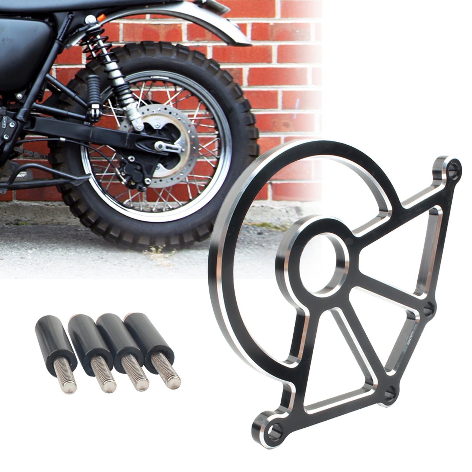 SPOCKNING Kedjeskedjeskydd för Hinkley Bonneville Thruxton Generic