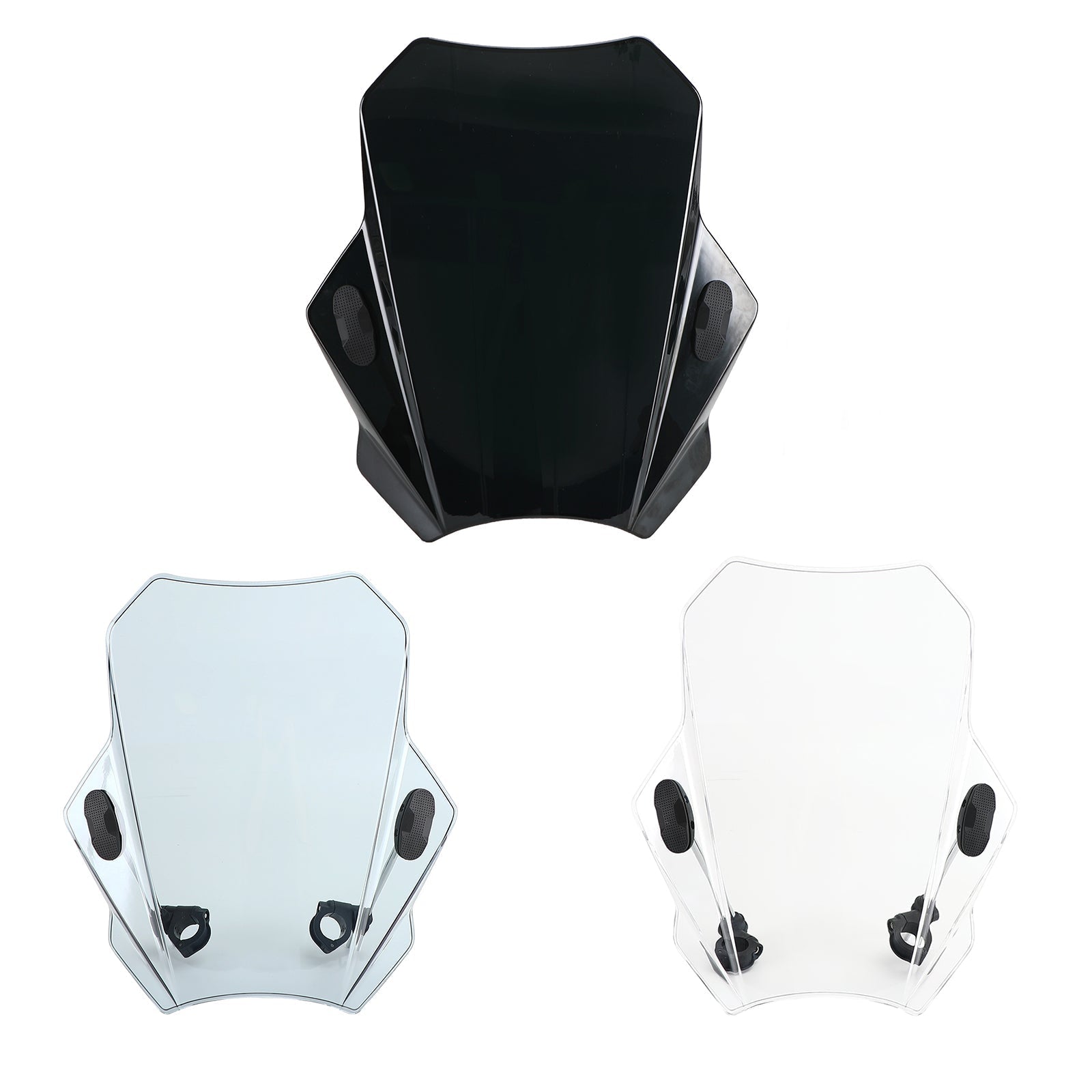 Univerzálny motocykel nastaviteľný veterný sklo 22 mm 28 mm riadidlá