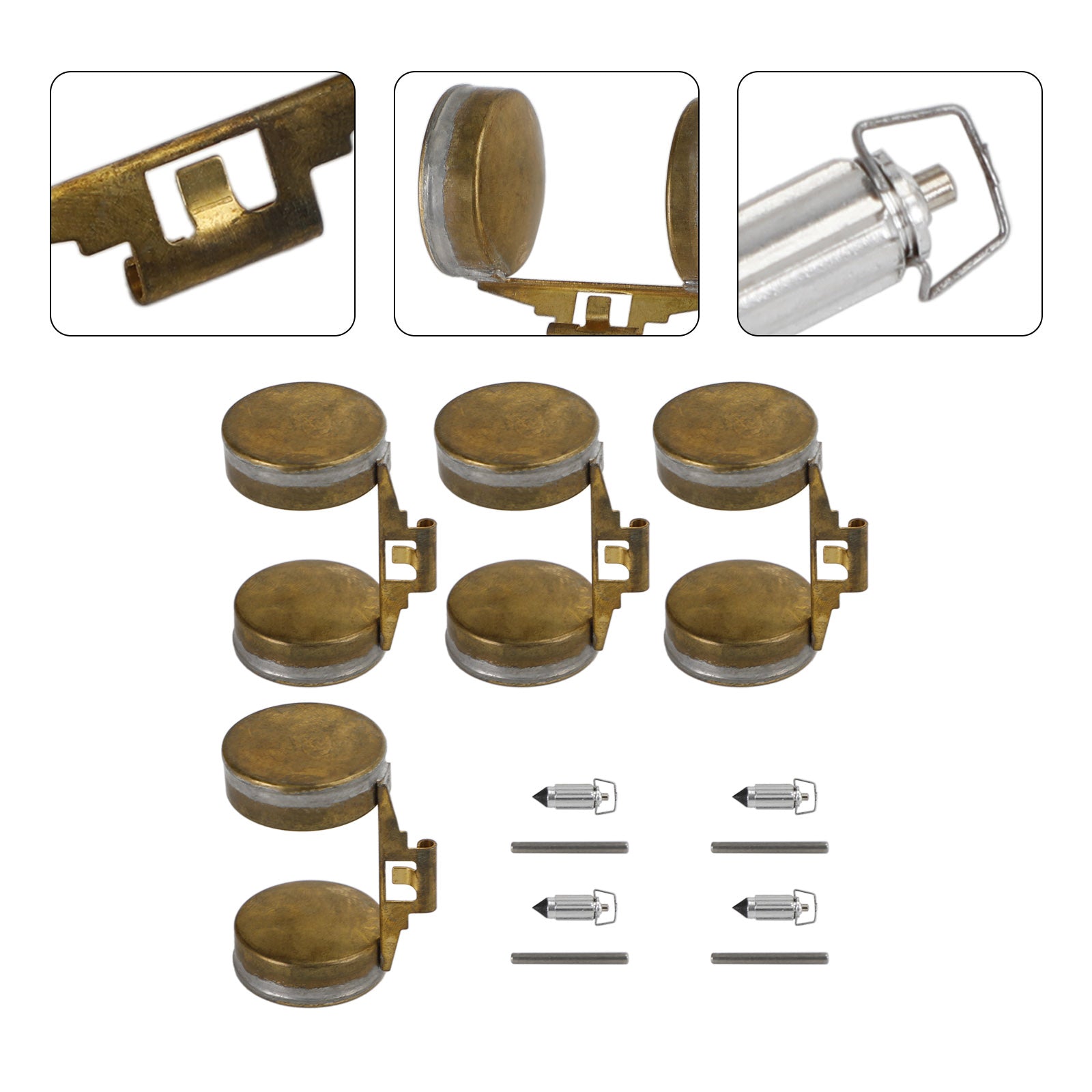 Honda CB100 CB350 XL100 XL125 XL175 SL100 4X Kit de réparation de carburateur flotteur