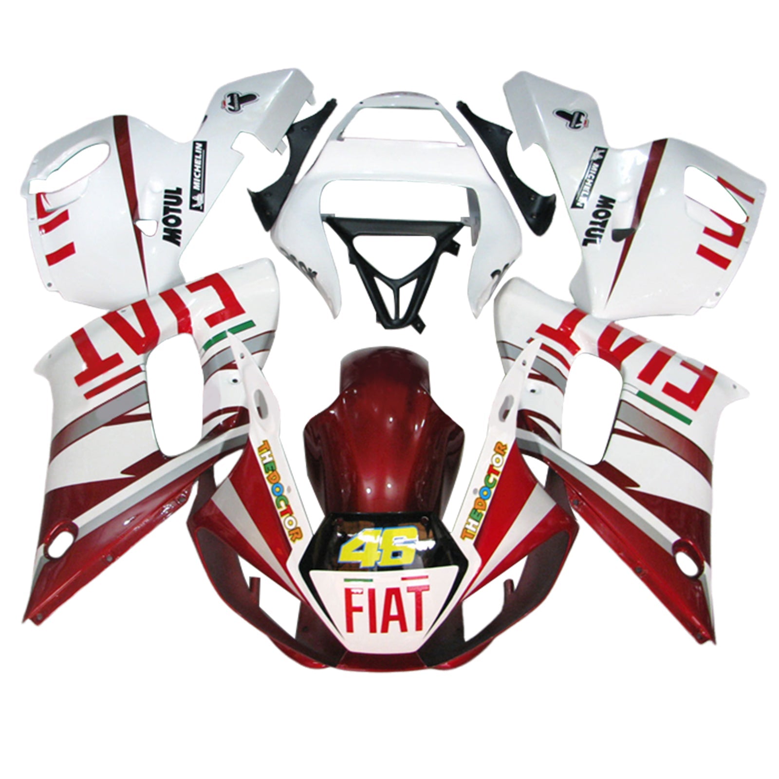 1998-2002 YAMAHA YZF 600 R6 FAIRING KIT BODYWORK ABS