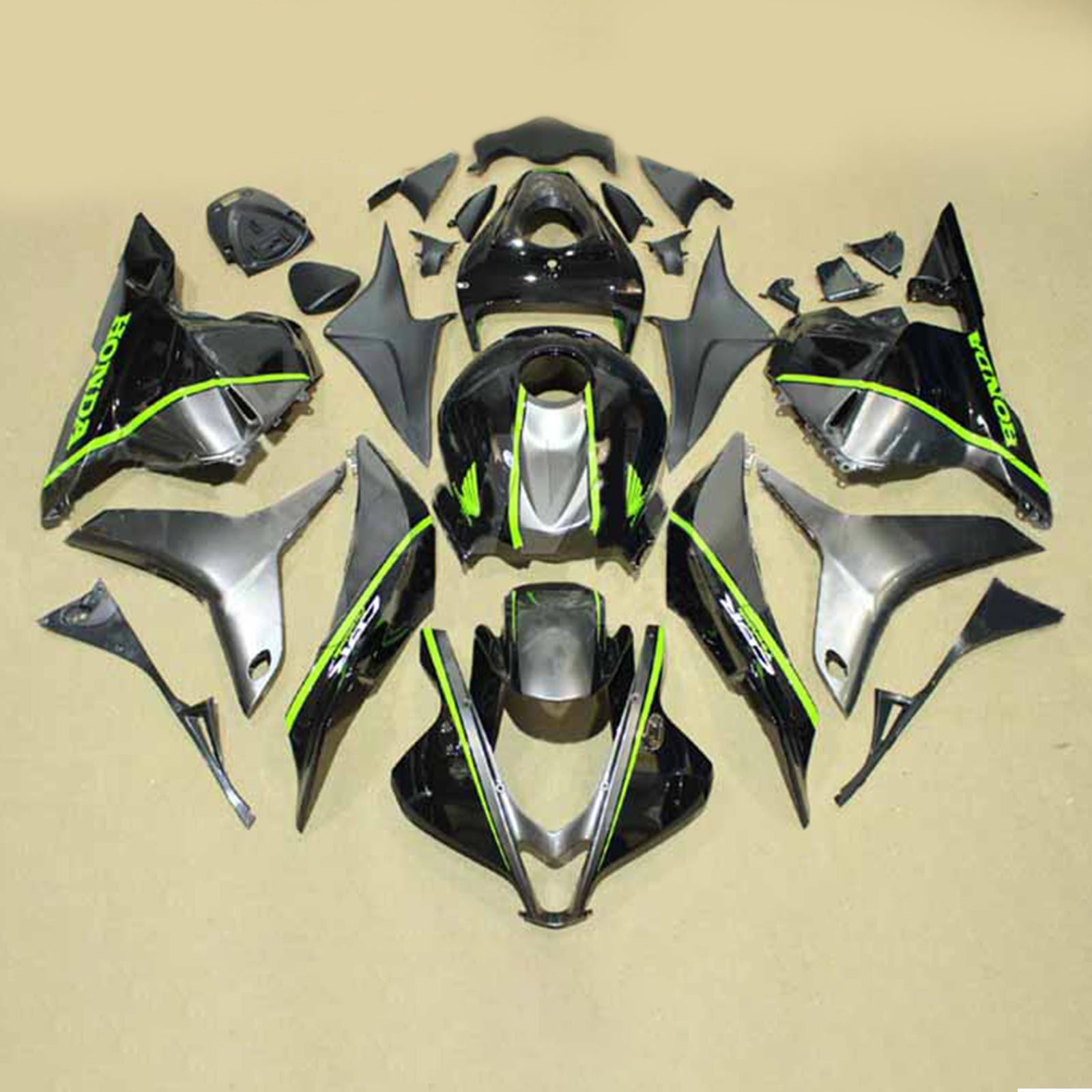 2009-2012 Honda CBR600RR F5 Kit de carénage carrosserie plastique ABS
