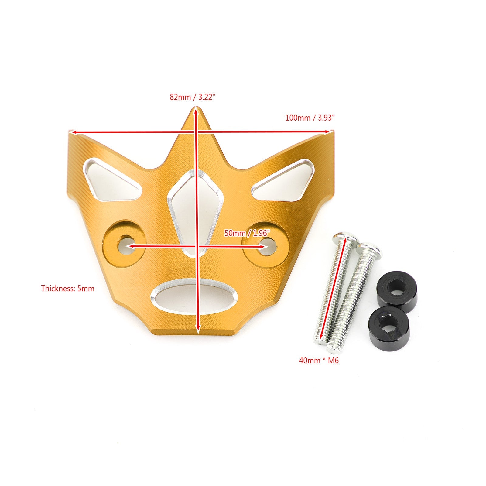 Aluminium Speedometer Trim Bezel Cover Fit for Honda Rebel CMX 500 300 17-21 Generisk