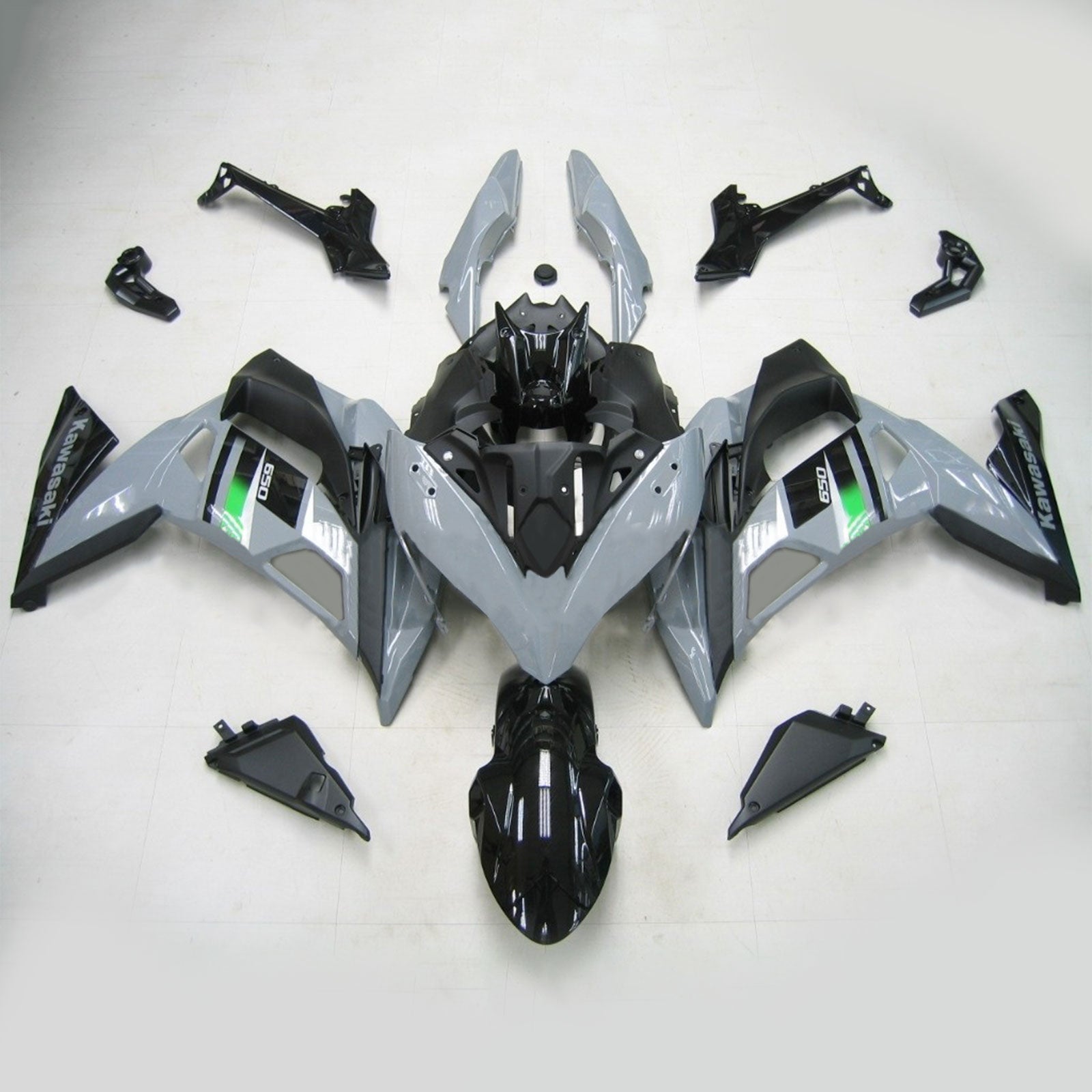 2017-2019 Kawasaki ER6F/Ninja650r Amotopart Injeksjon Fairing Kit Bodywork Plastic ABS #105