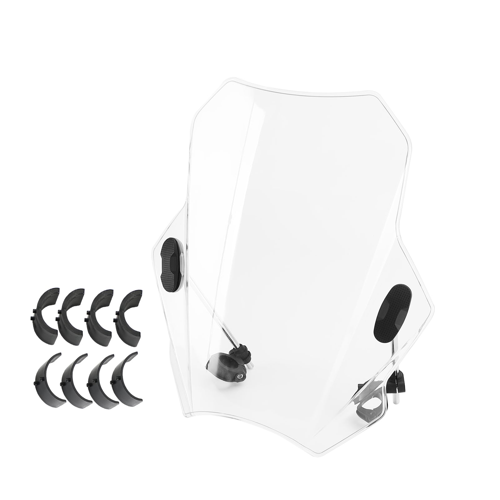 Parabrisas Universal para motocicleta, parabrisas ajustable, manillar de 22MM, 25MM y 28MM