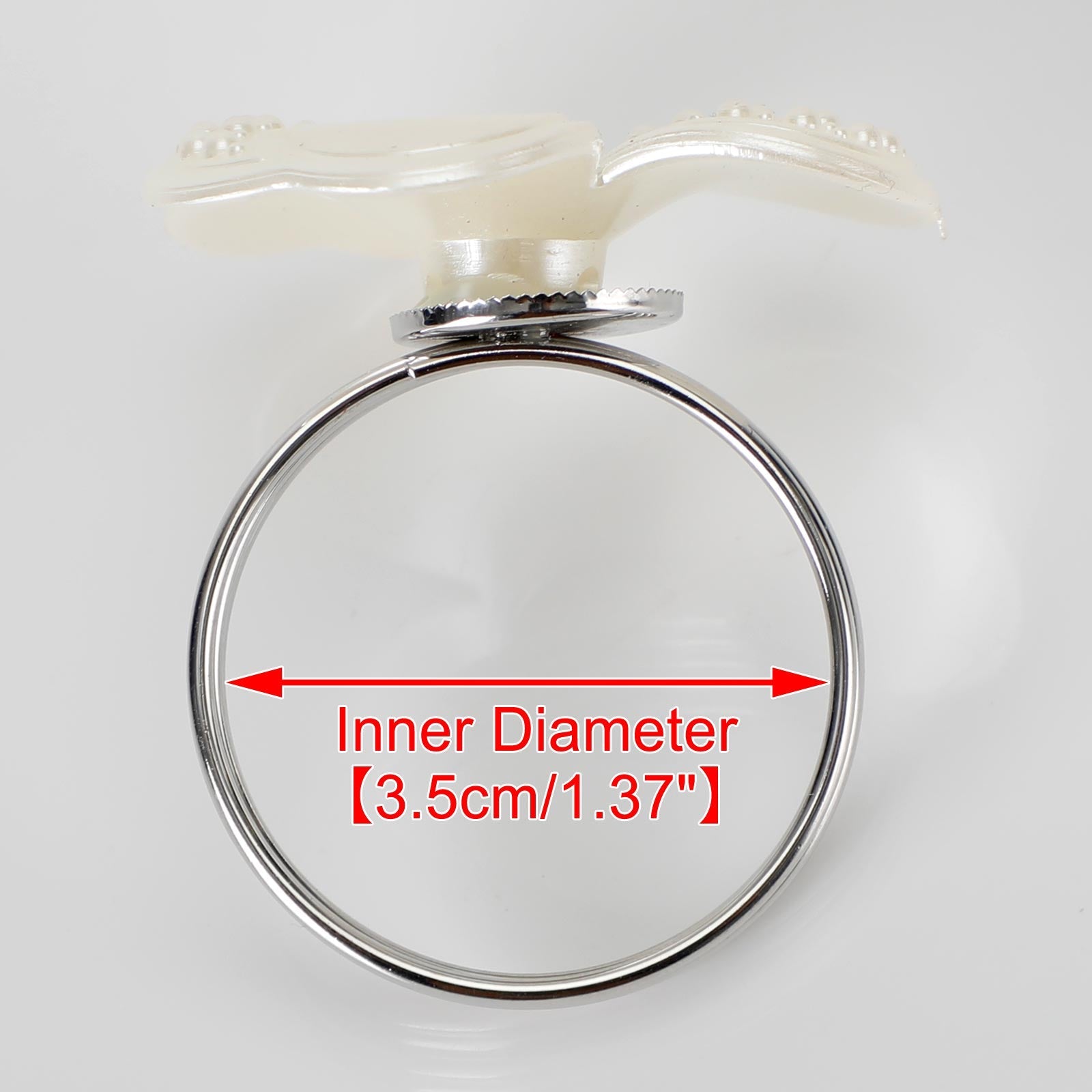 6-12pcs serviett ringer blomster serviettholder serviett spenne