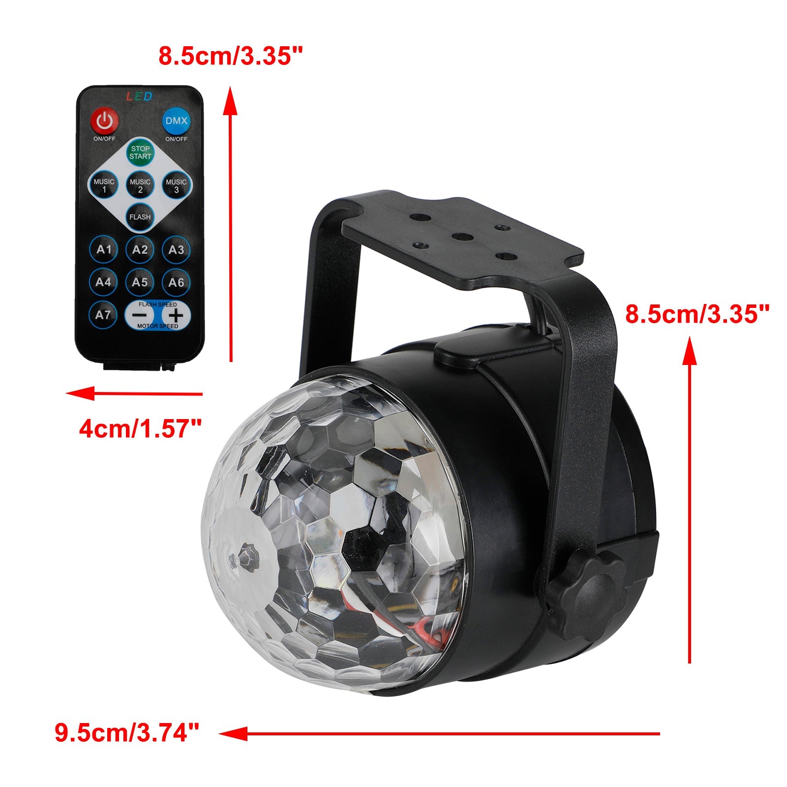 Disco Light Ball Magic Ball LED LUZ RGB CLUBE DJ DJ LUZ COM REMOTO