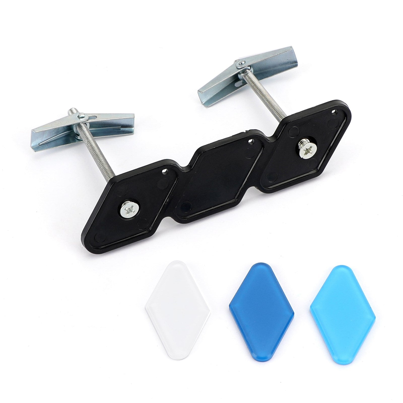 Tri-Color 3 Grille Badge Emblem för Toyota Tacoma 4Runner Tundra Rav4 Highlander Generic