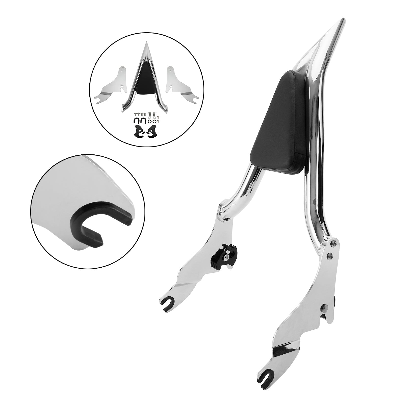 2009-2022 CVO Road Glide Street Road King dossier Sissy Bar