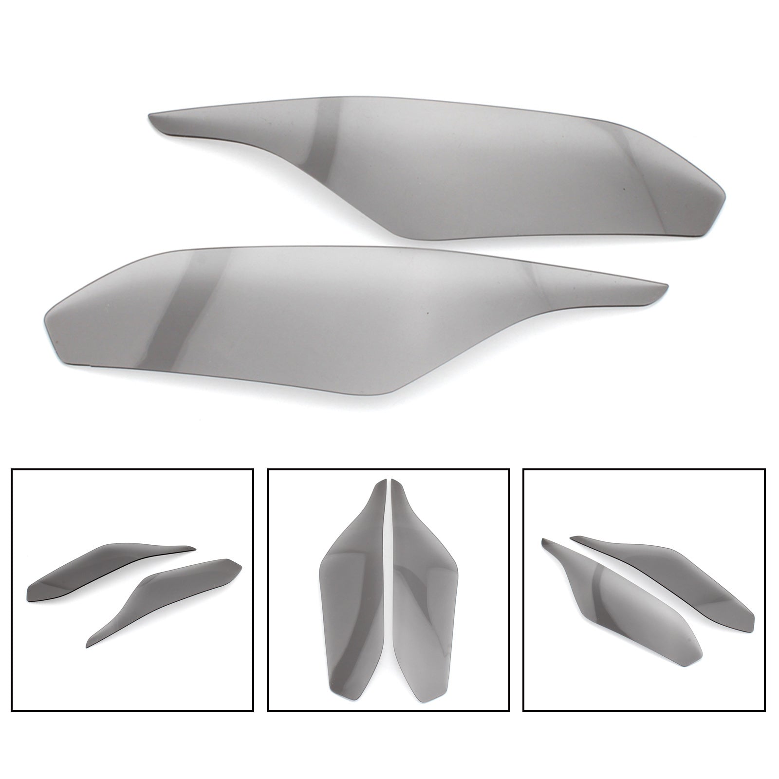 Cubierta de protección de lente de faro delantero para Honda X-Adv 750 2017-2019 Smoke Generic