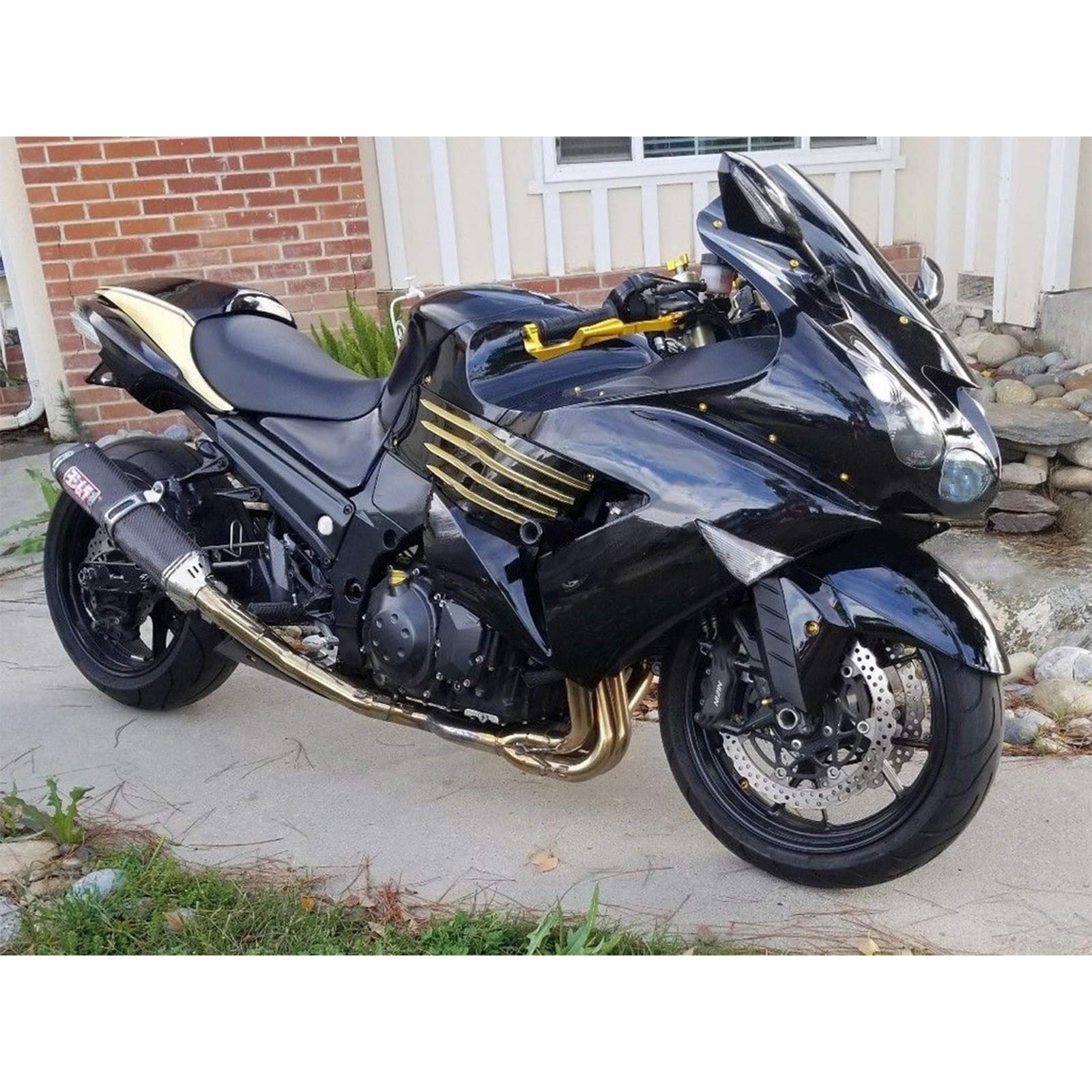 2006-2011 Kawasaki ZX14R Injeksjon Fairing Kit Bodywork Plastic Abs