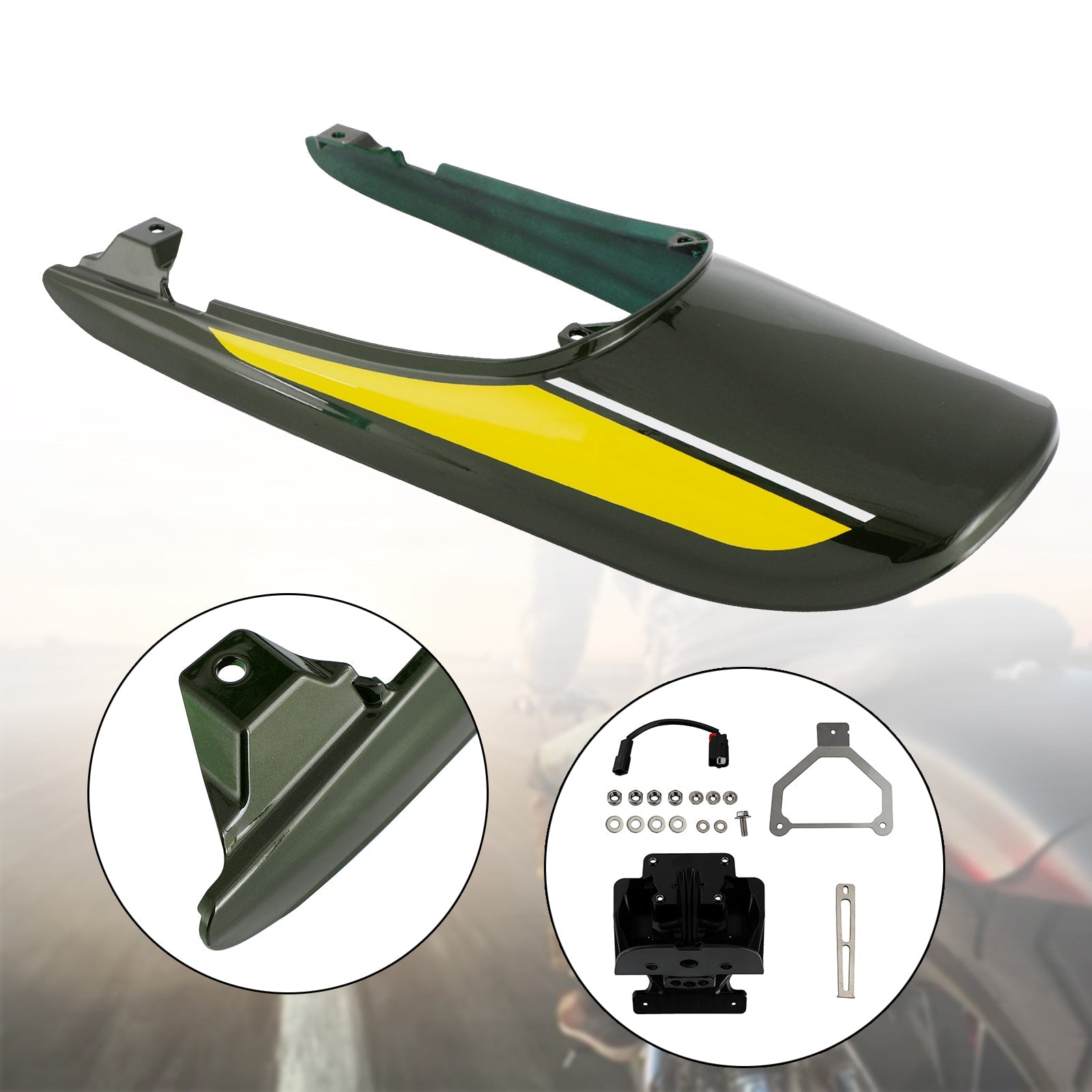 2018-2022 Kawasaki Z900RS Tail Cowl Fairing+Suplens