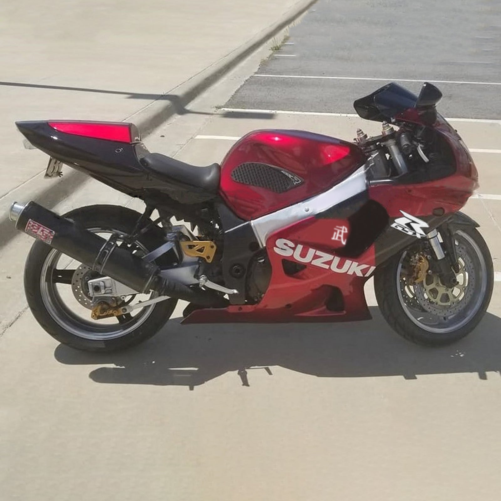 2001-2003 Suzuki GSXR750 K1 Amotopart vstrekovacia kapotážová súprava Kodywork Plastic ABS #104