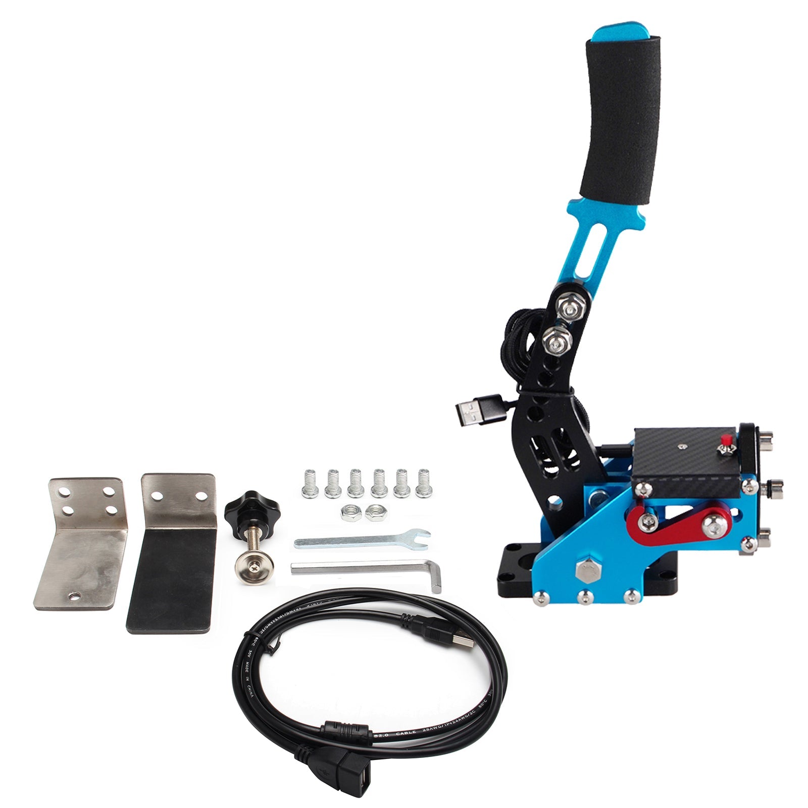 14bit X1 XSS XSX Xbox USB3.0 Sim Handbrake for Racing Games Ratt Stativ G920 Svart