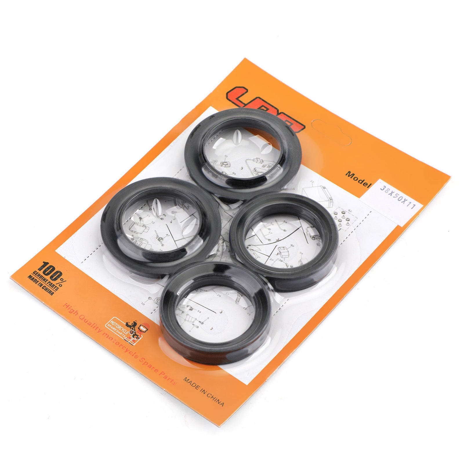 Sceau de joint de fourche avant Set Oil Dust pour Honda CR125R 1981 1982 1983 XR250R 1984 1985 Générique