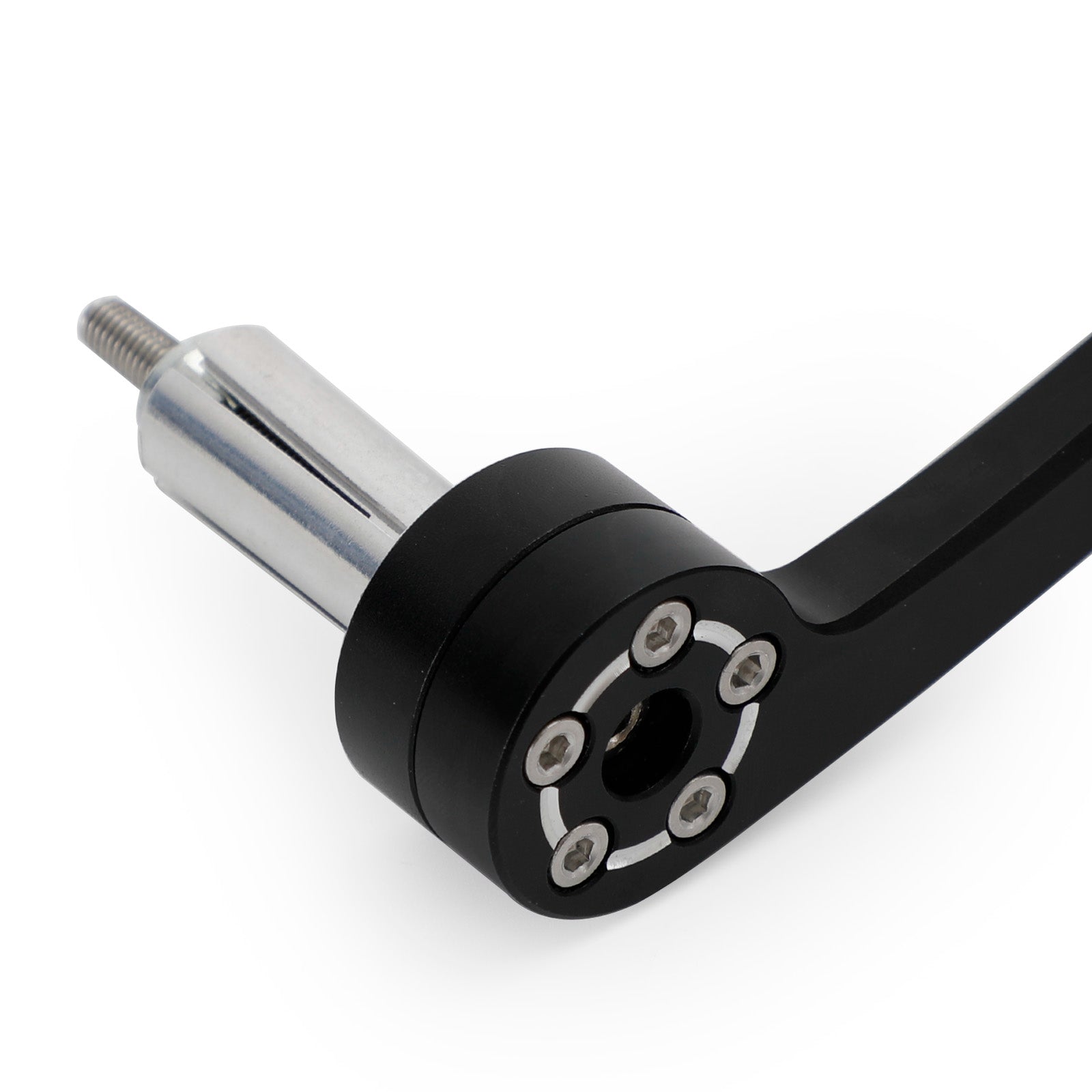 Zwart 7/8" Aangepaste CNC aluminium motorfiets 22 mm stuuruiteindespiegel Generiek