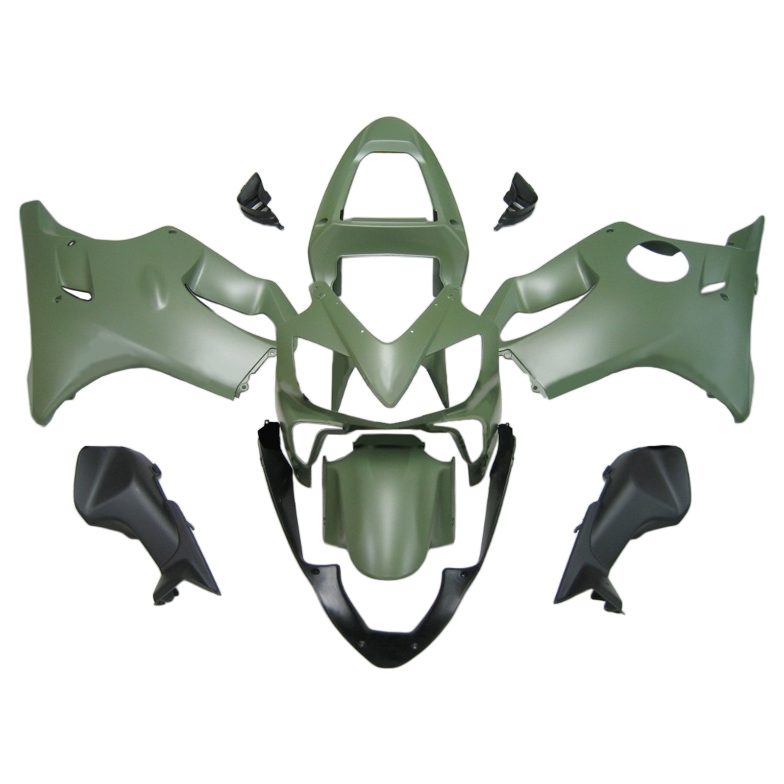 2001-2003 Honda CBR600 F4i Kit de carénage d'injection carrosserie plastique ABS #121