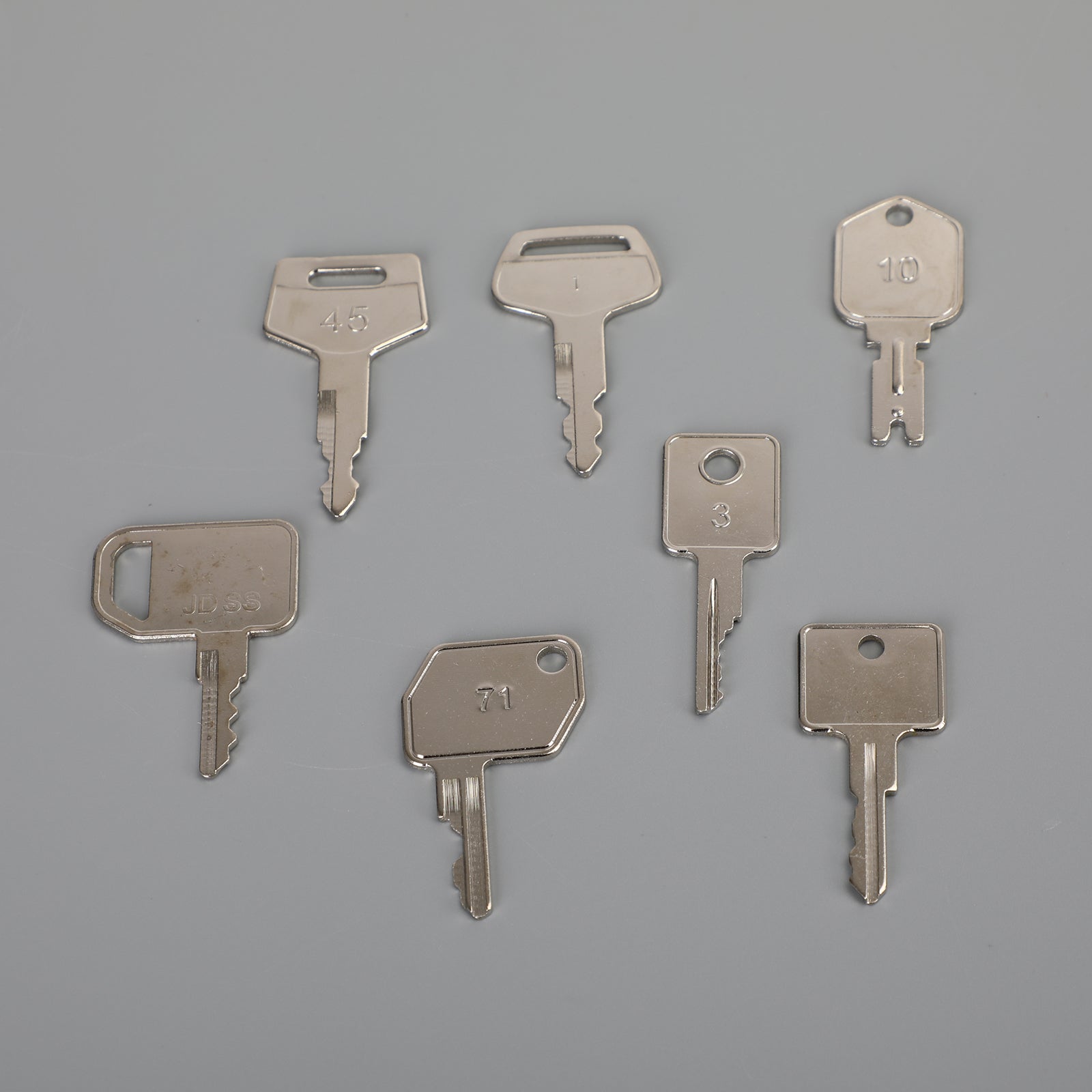 Jeu de clés de contact pour matériel de construction lourd, 35 pièces, pour caisse de chat JD Komatsu