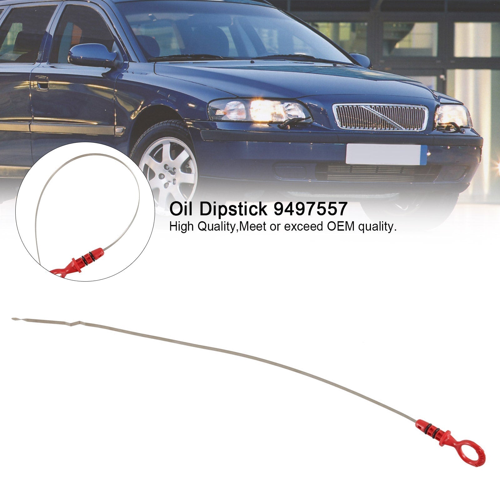 Olje peilepinne for Volvo D5 dieselmotor V70 S60 S70 S80 XC70 XC90 9497557