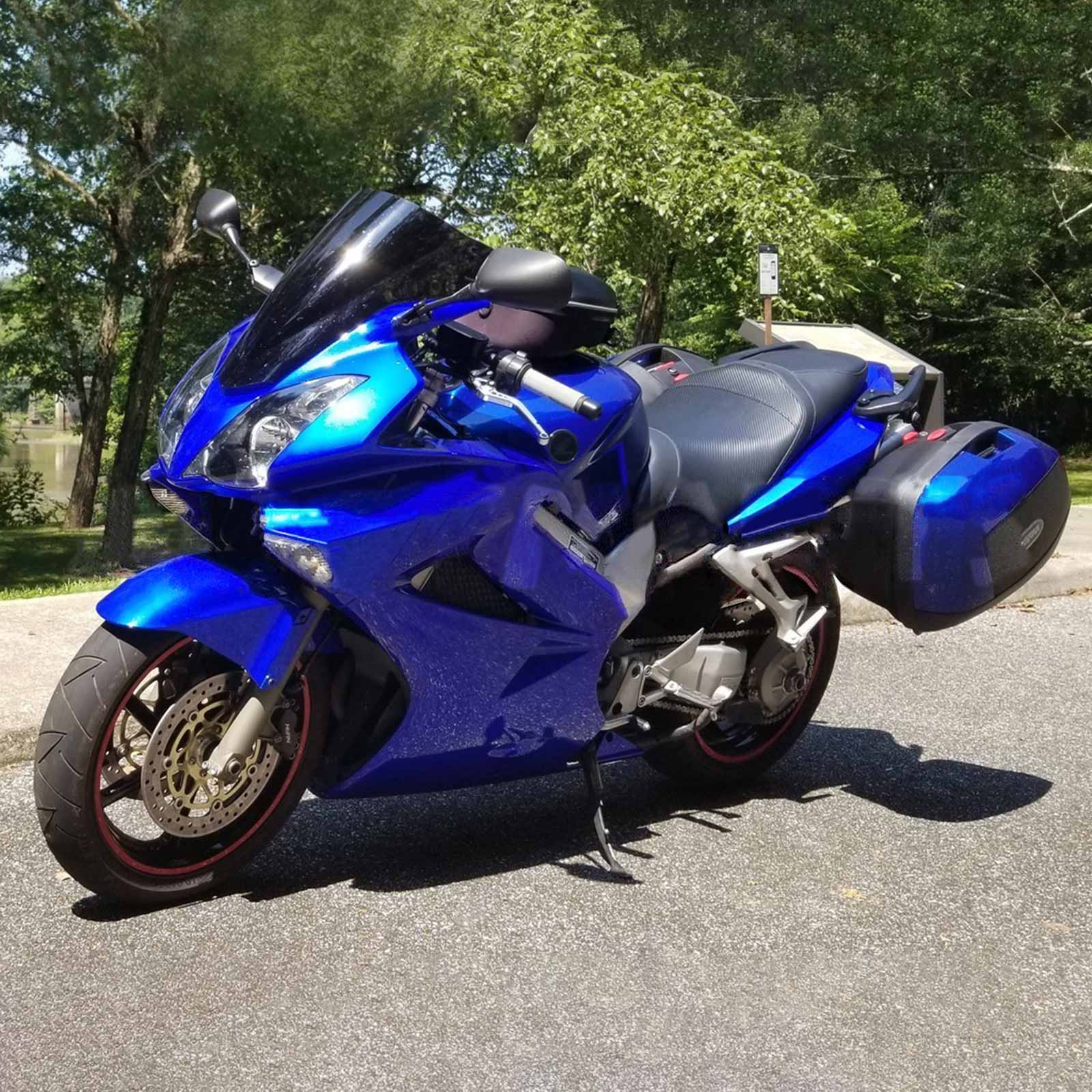 2002-2012 Honda VFR800 vstrekovanie ABS plastový kapotáž #6