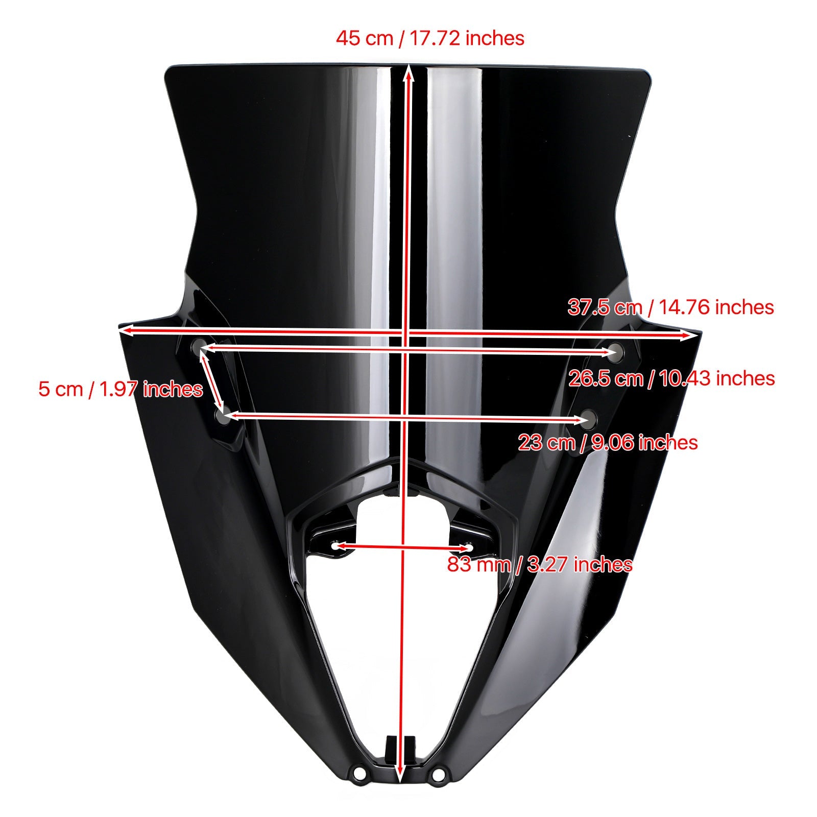 2020-2022 Kawasaki Ninja 650 ER6F Ochranné čelné sklo