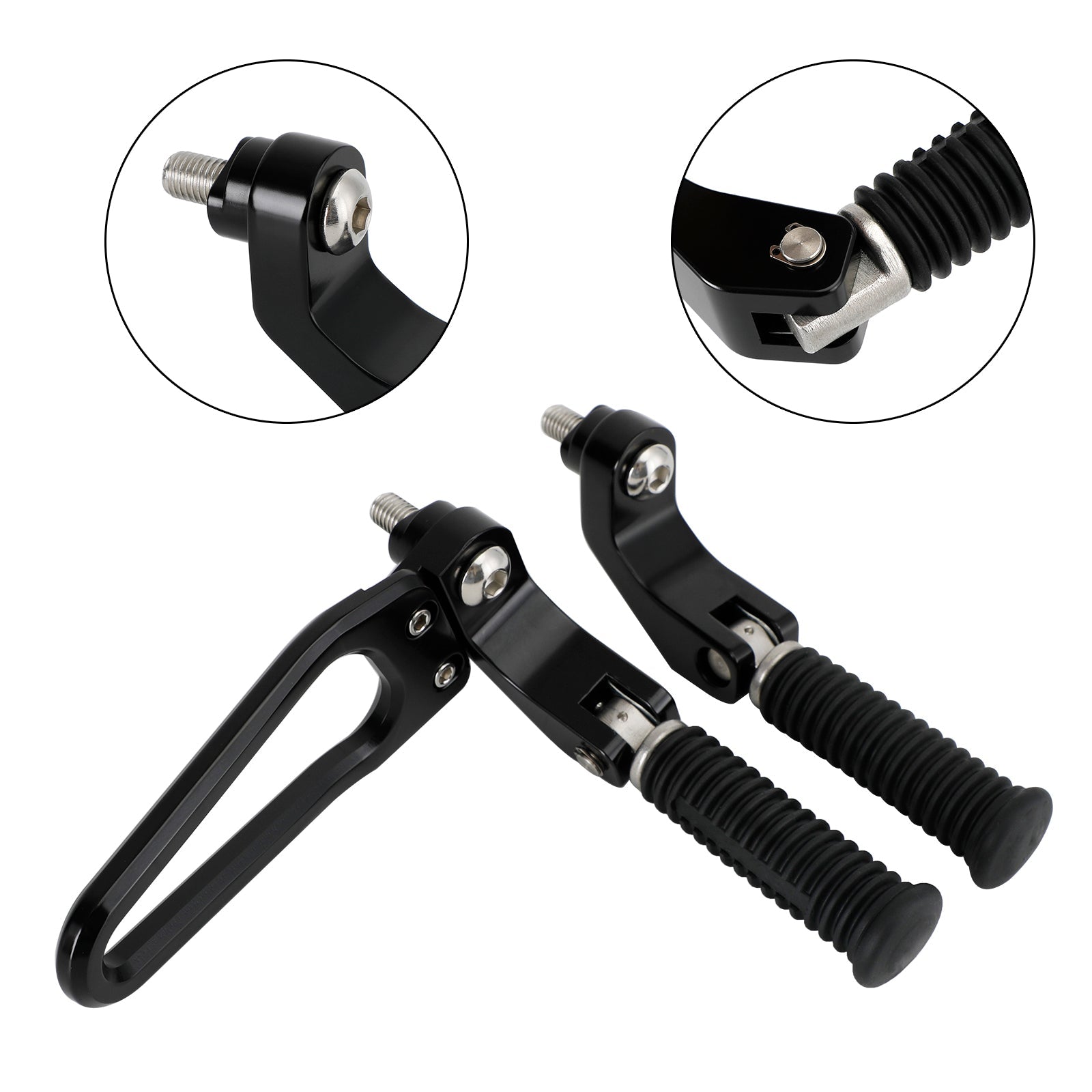 BMW R18 2020-2022 Kit de montaje de estriberas de pasajero con pedal de reposapiés trasero