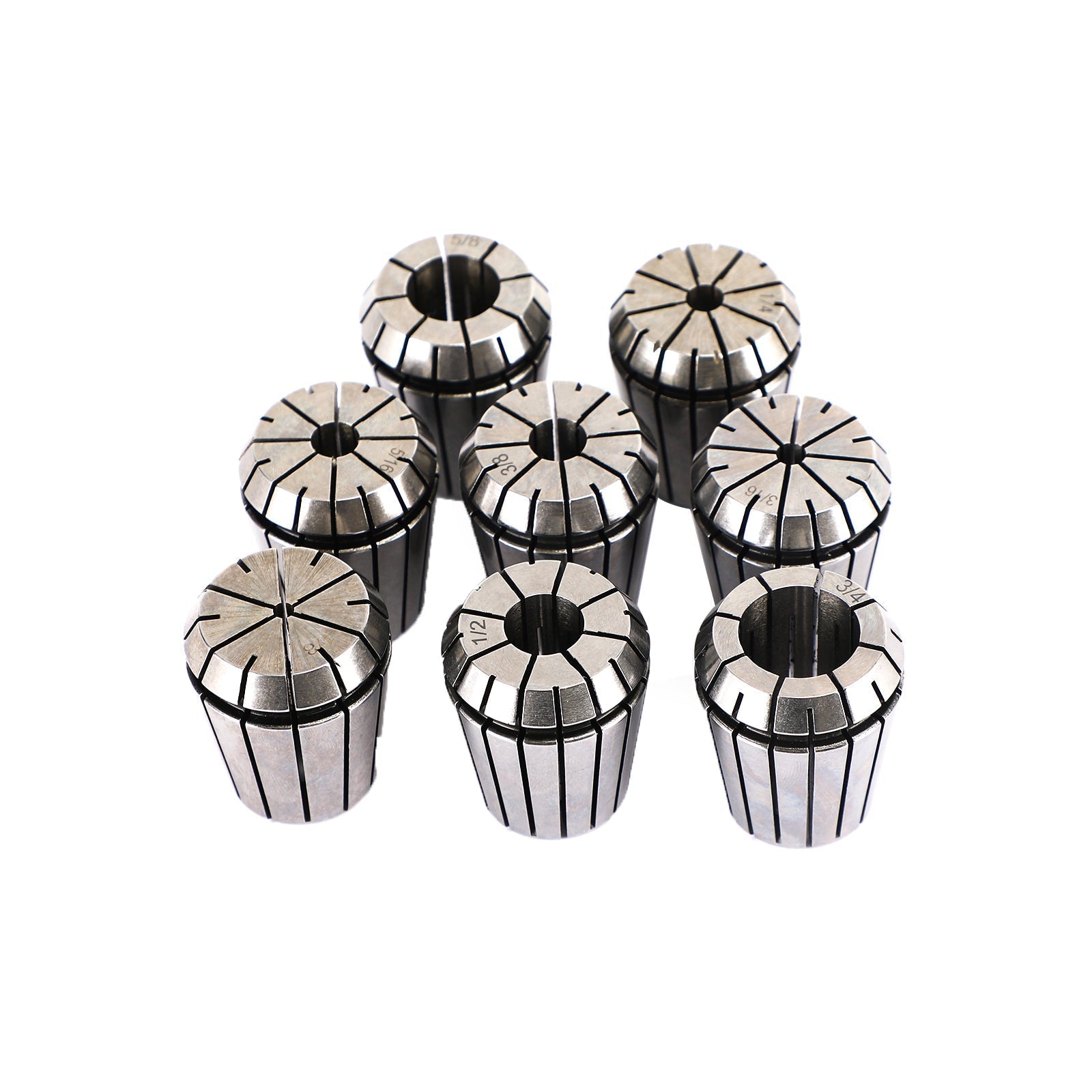 8pcs ER32 Spring Collet Set pour CNC Milling Tool Tool Graving Machine Steel