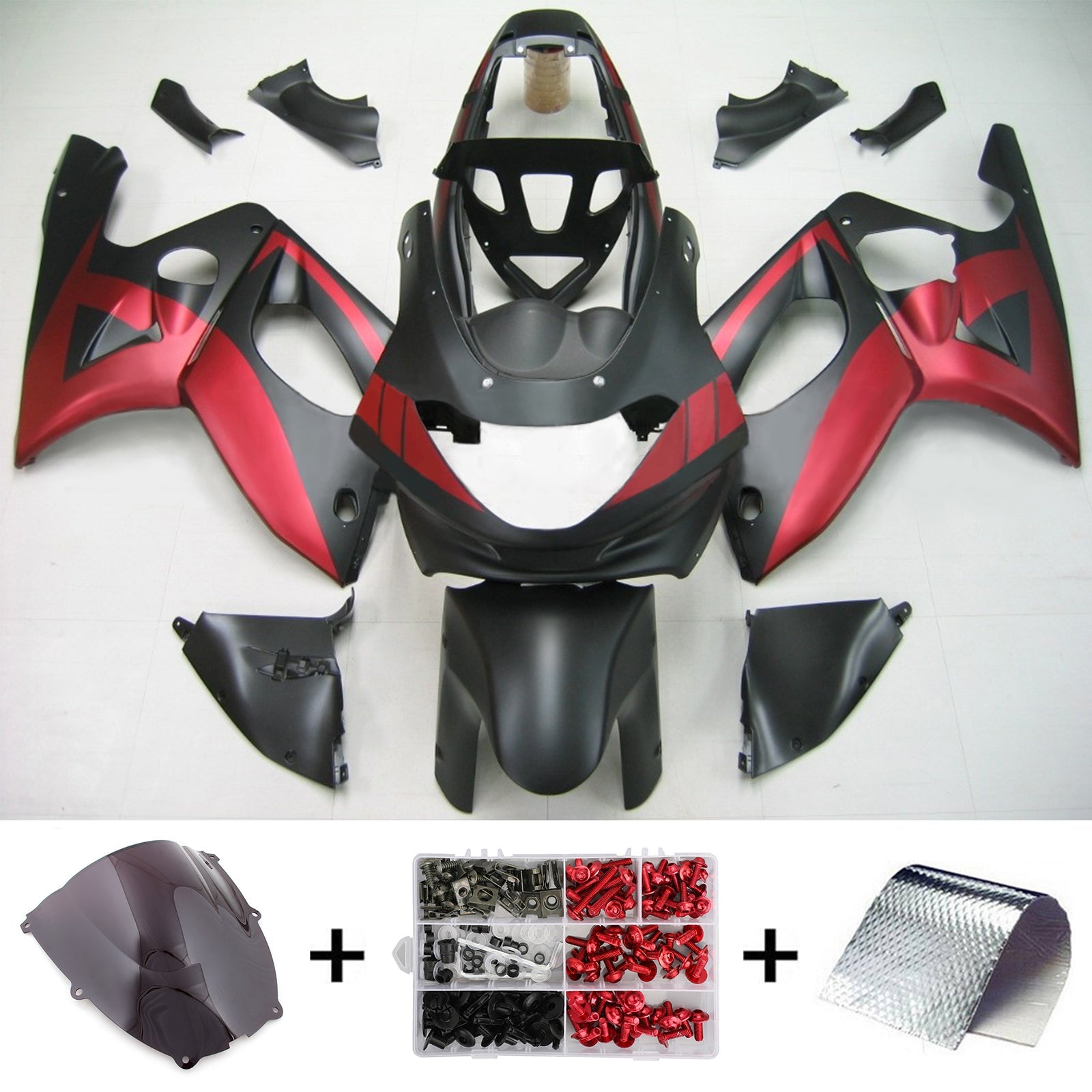 1996-2007 YAMAHA YZF 600R Thundercat Amotopart Injekcia KIT KODELING KODETWORT PLASTA ABS #106