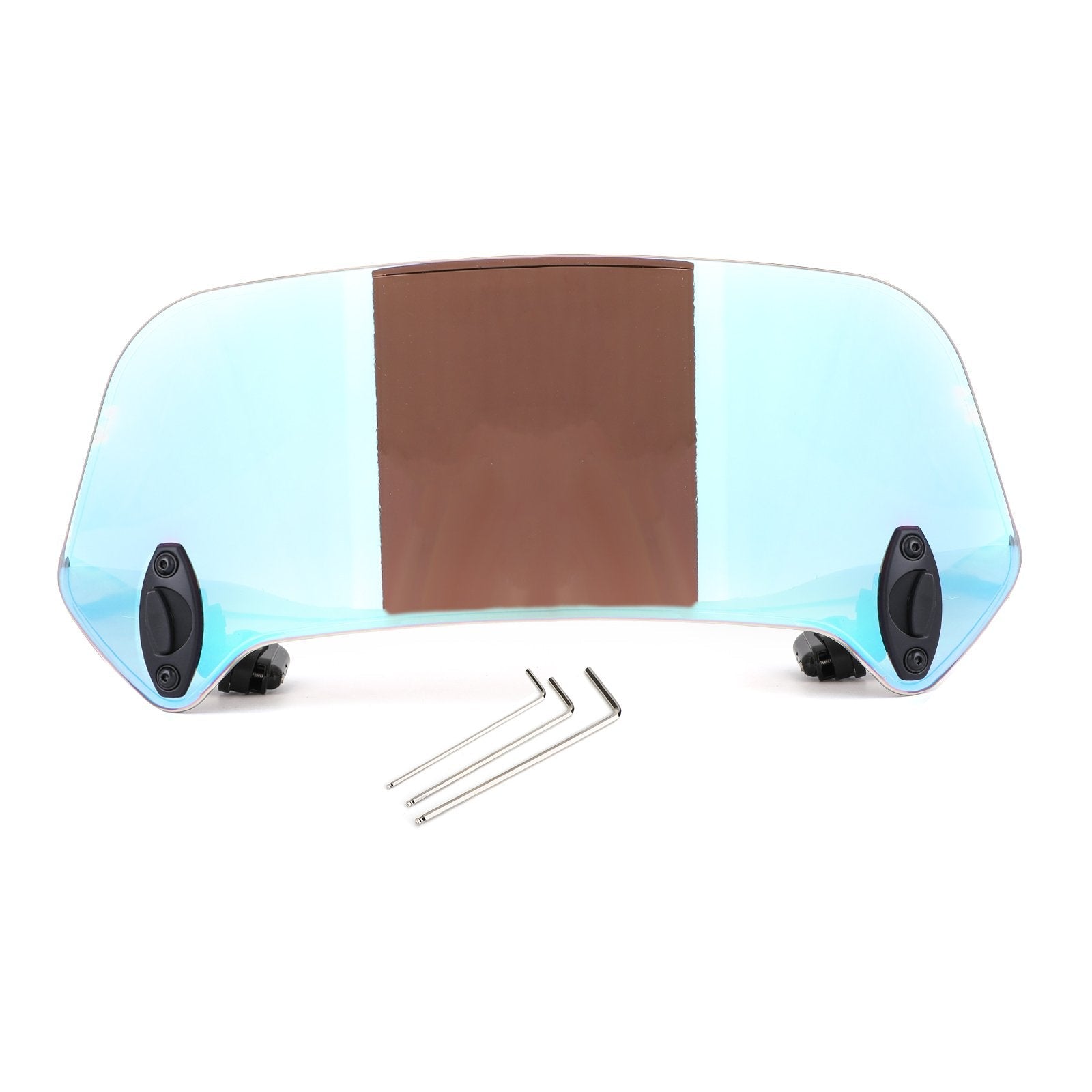 Clip ajustable para motocicleta, alerón de extensión de parabrisas, Deflector de viento genérico