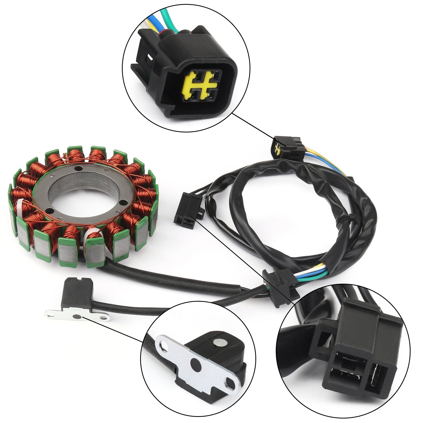 Magneto Generator Stator Coil For Suzuki LT-F500F QuadRunner 500 4WD 1998-2002 Generic