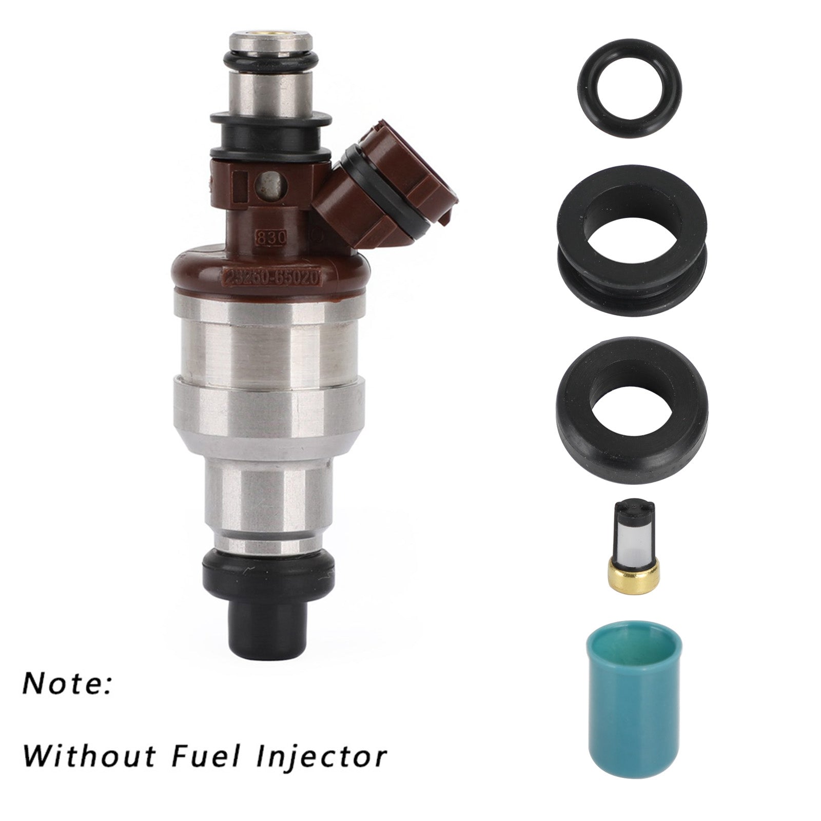 6pcs injecteurs de carburant Réparation du joint de réparation Kit de reconstruction FIT TOYOTA 3VZE 1988-1995 3.0L GÉNÉRIC