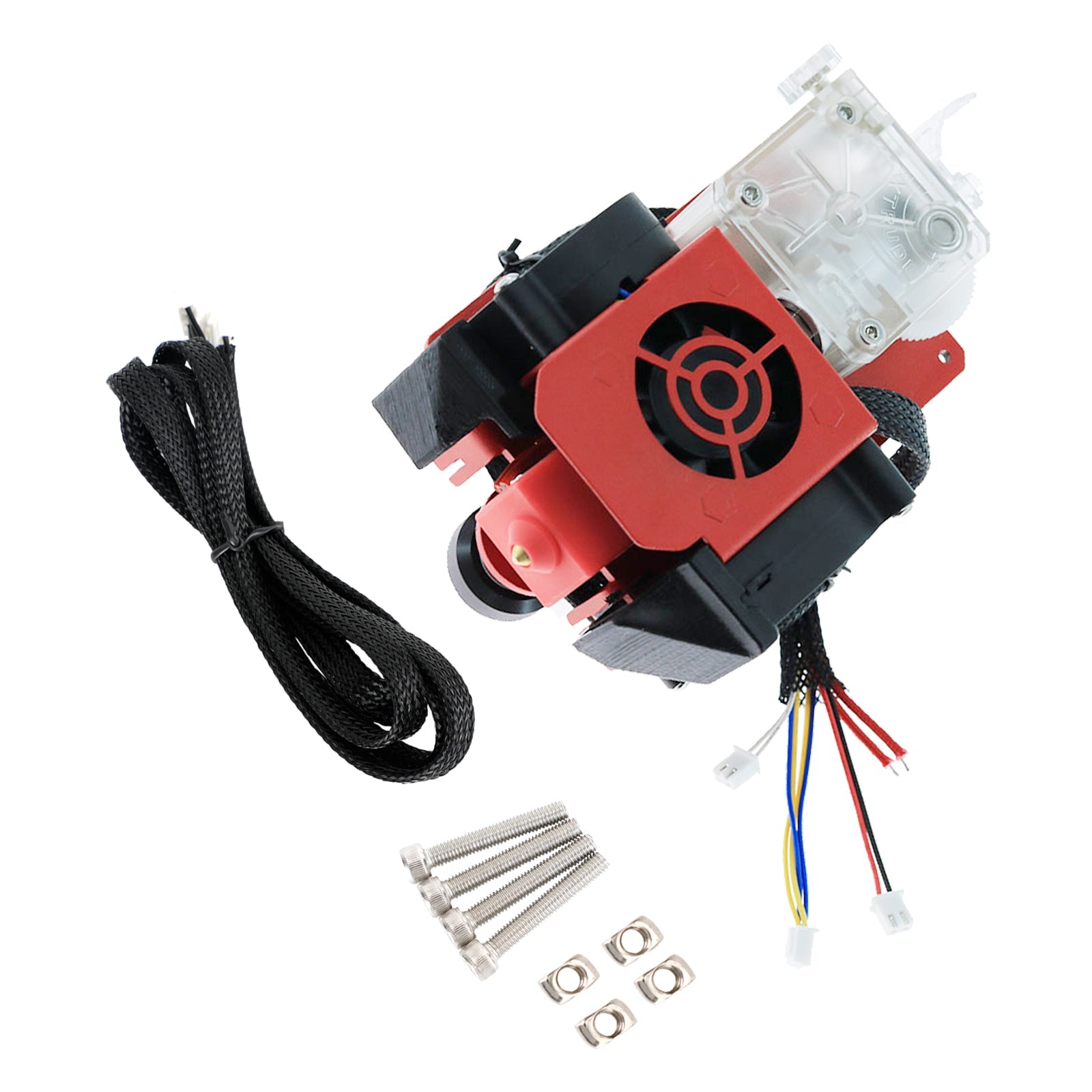 Extrusora transparente mejorada Extrusora de accionamiento directo para ENDER3 Aquila 24V