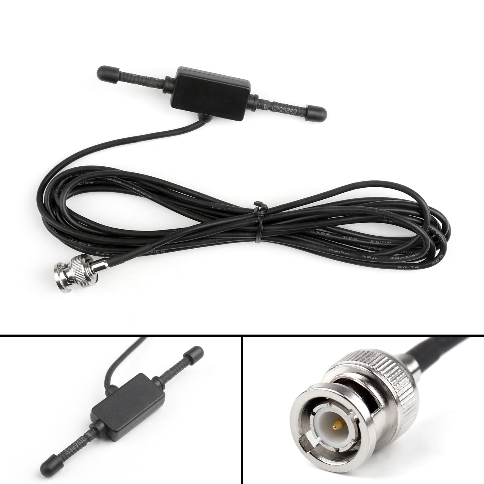 1 stuks scannerantenne voor Uniden Motorola Radio BNC glasmontage 4" Mobiele volledige band