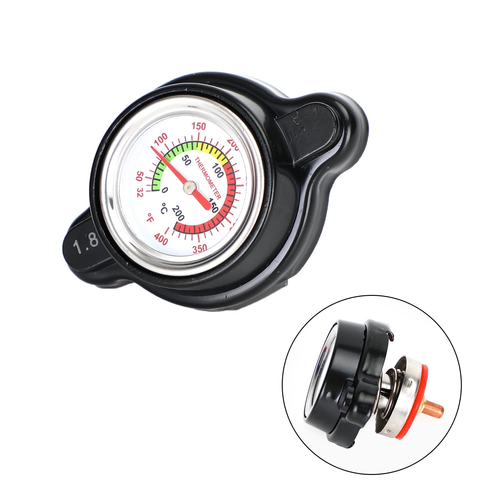 High Pressure Radiator Cap With Temp Gauge 1.8 Bar Fit For Honda Crf450R 02-15