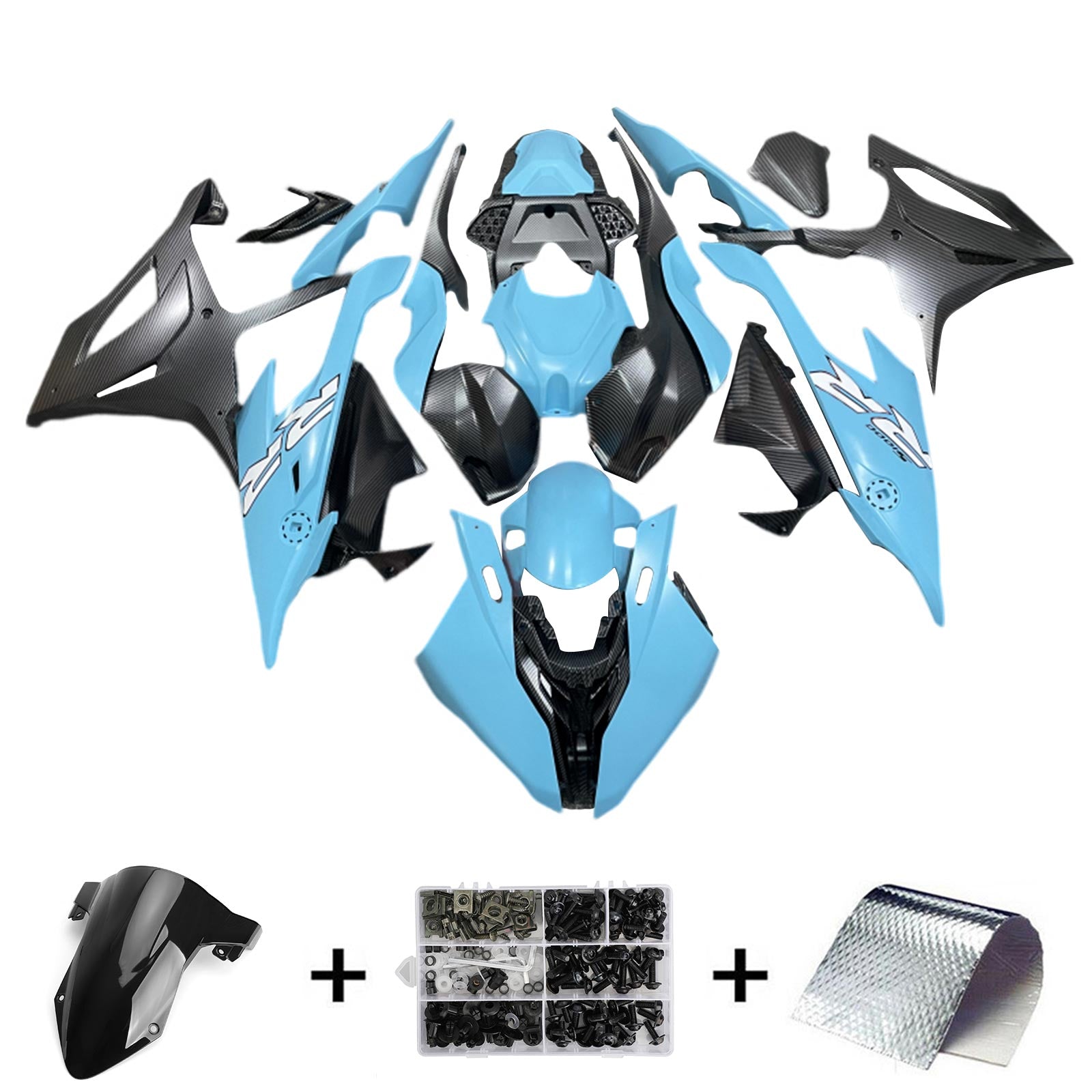 2019-2022 BMW M1000RR S1000RR KIT FAIRING BOSTWORD PLAST ABS