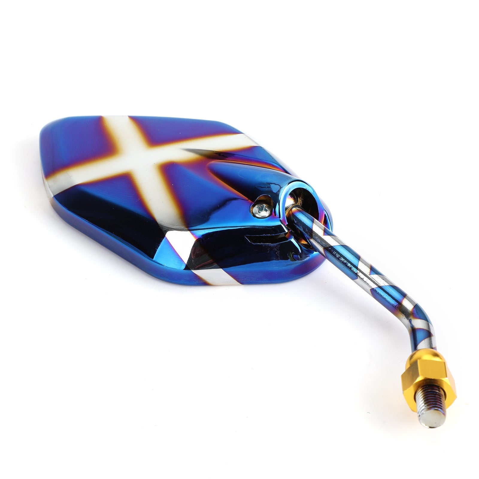 Spätný pohľad bočné zrkadlá 10 mm m10 pre motocyklový skúter Cruiser Chopper Sportbike generic