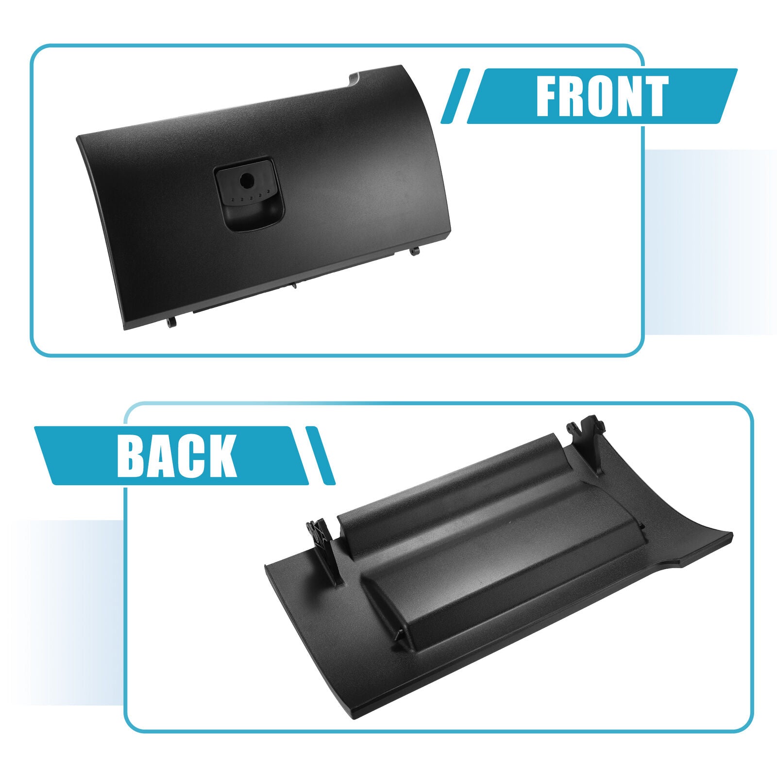 Volkswagen Beetle 2003-2010 Boîte à gants noir Lid 1C1880247R 1C1880300G