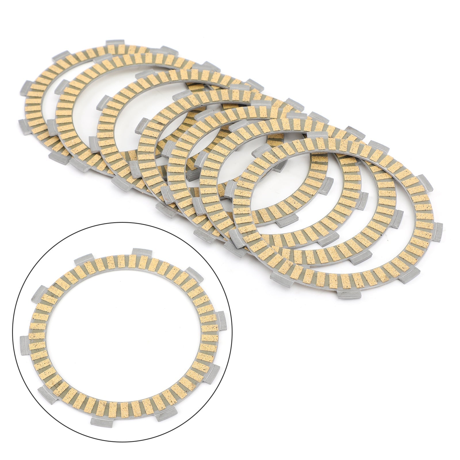 Kopplingsfriktionsplattan set för Honda CBR600 F4 CBR600F 1999-2006 Generisk