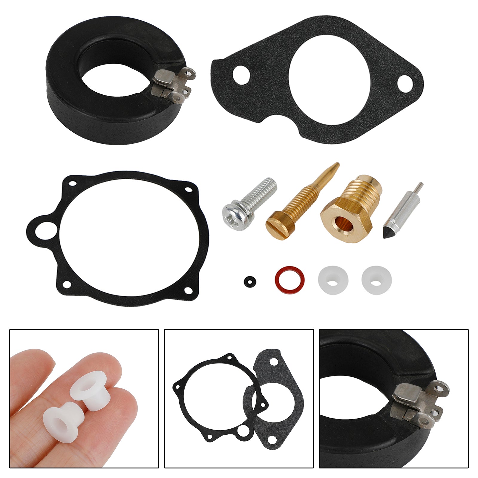 Kit de réparation de carburateur compatible avec les moteurs hors-bord Yamaha 25 CV et 30 CV (réf. 689-).W0093-00