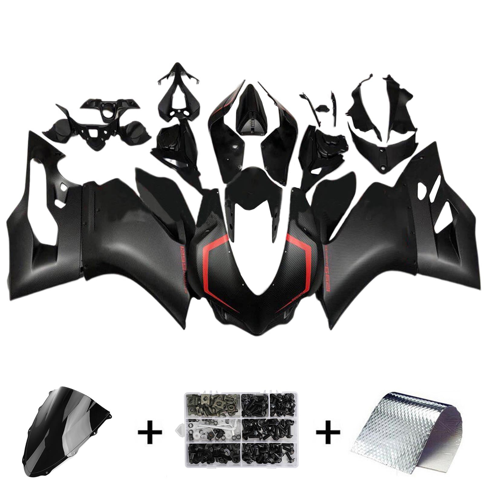 2015-2020 DUCATI 1299 959 Kit de carénage Kit de carrosserie Plastique Abs