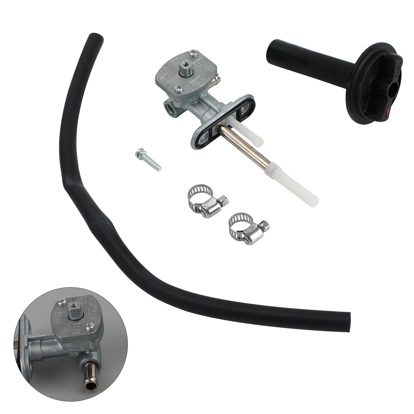 Brandstofklep Petcock & Hendelschroef passend voor Kawasaki Prairie 400 KVF400 1999-2002