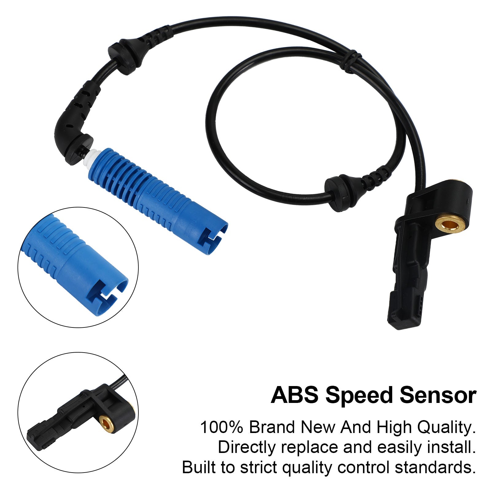 Sensor de velocidade do ABS da frente esquerda 34526752681 para BMW 330i 2001 - 2005