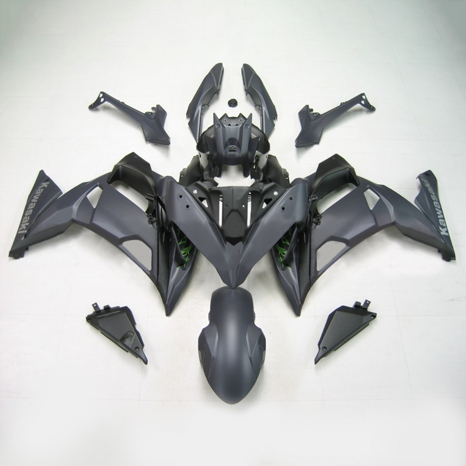 2017-2019 Kawasaki ER6F/Ninja650R Amotopart Injeksjon Fairing Kit Bodywork Plastic ABS #101