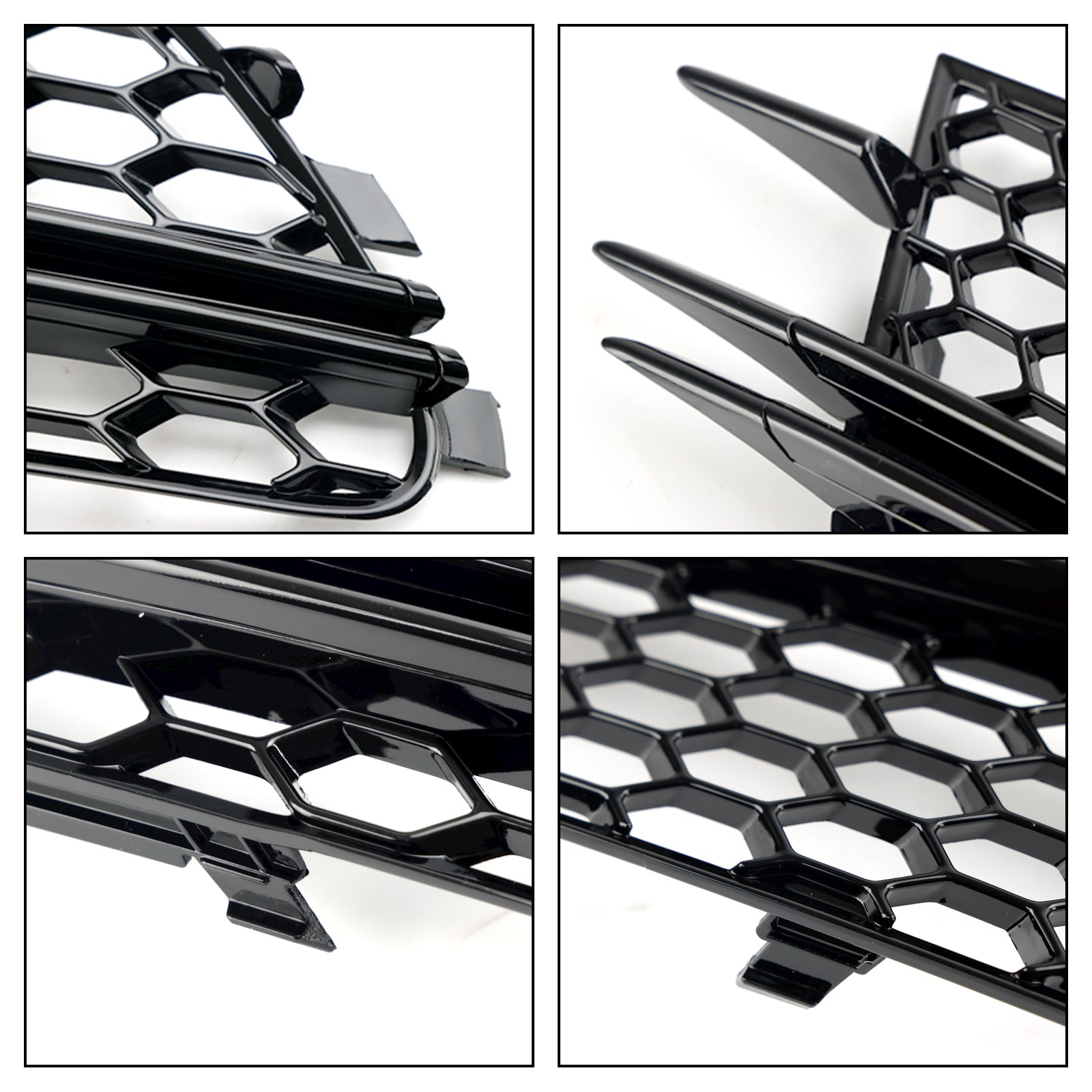 2012-2015 Audi A6 4G C7 2 pièces couvercle de phare antibrouillard avant lunette calandre de pare-chocs