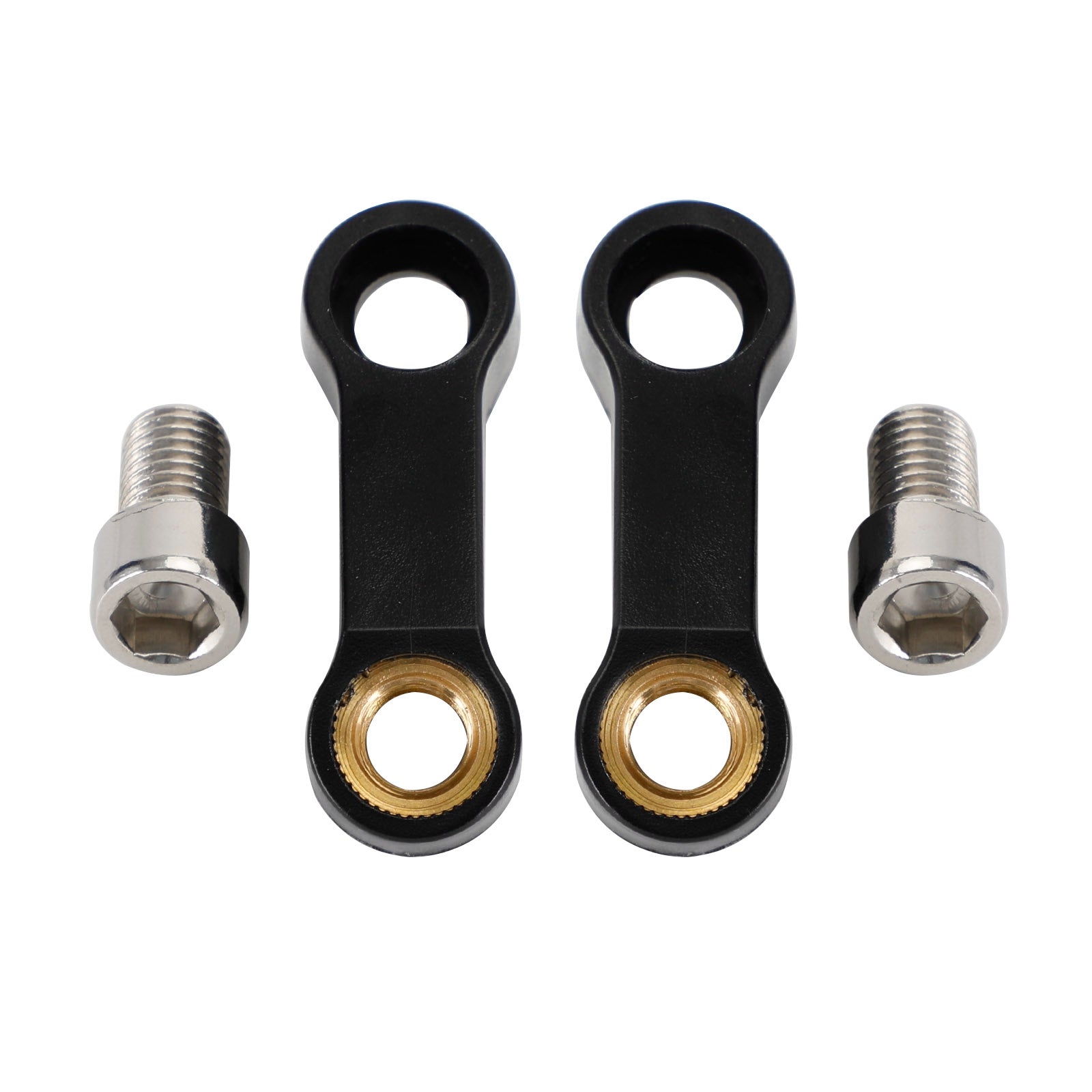 10 mm x 1,5 motorfiets ABS spiegelverhoger verlengadapterbevestigingen arm rechts paar