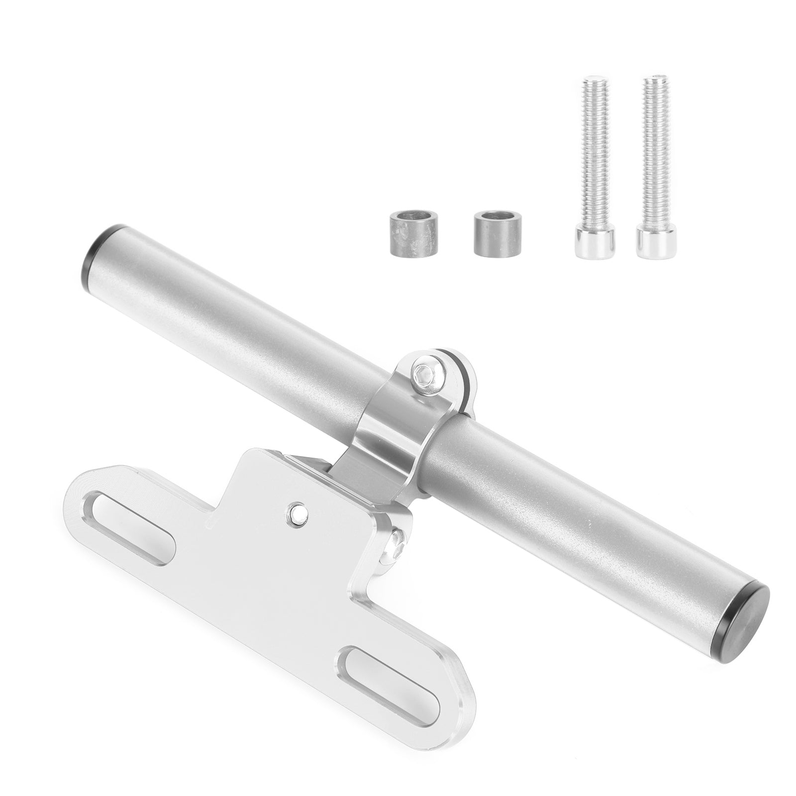 Soporte De Navegación Para Teléfono Soporte De Extensión Gps 22 Mm Para Motocicleta Moto Plata Genérico