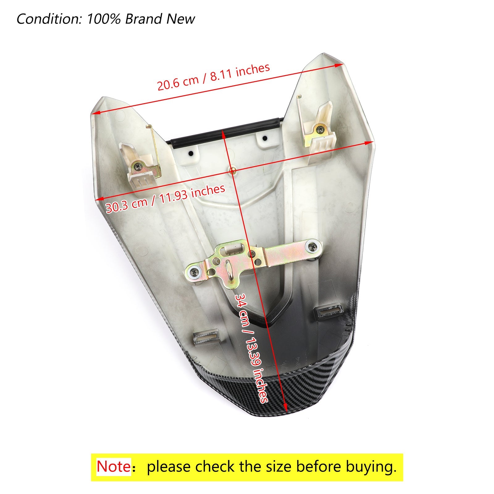 2019-2020 Honda CBR650R Motocyklové zadné sedadlá Cover Cover Cover Cover Cover Cop