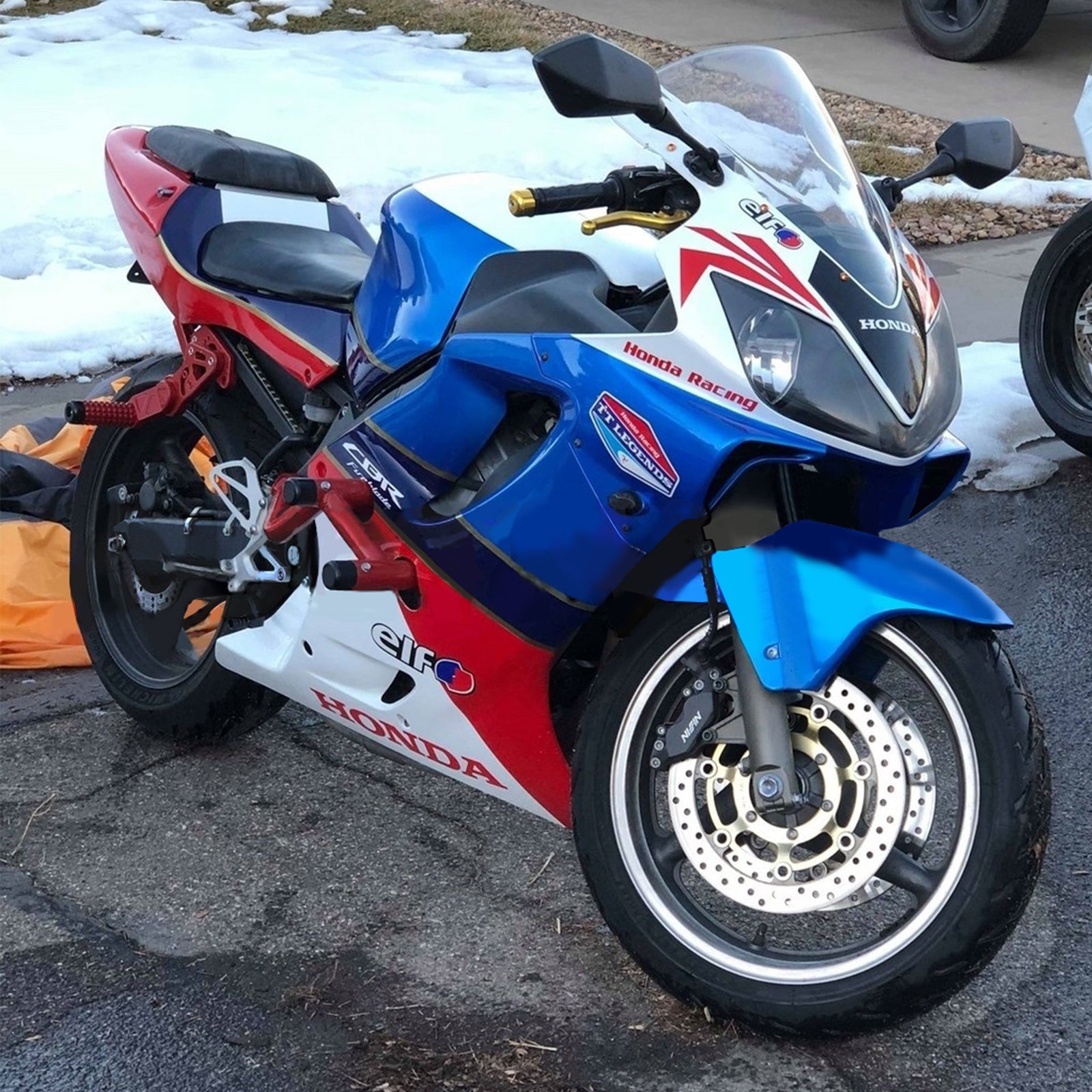 2001-2003 Honda CBR600 F4I vstrekovanie Kit Kadywork Plastic ABS #126